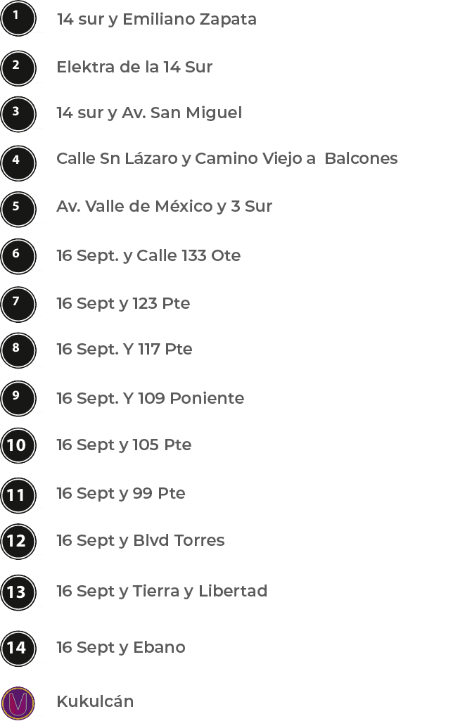 Recorrido Héroes